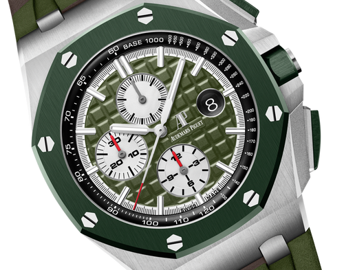 Audemars Piguet OFFSHORE Khaki Green Camouflage Dial CHRONOGRAPH 44mm