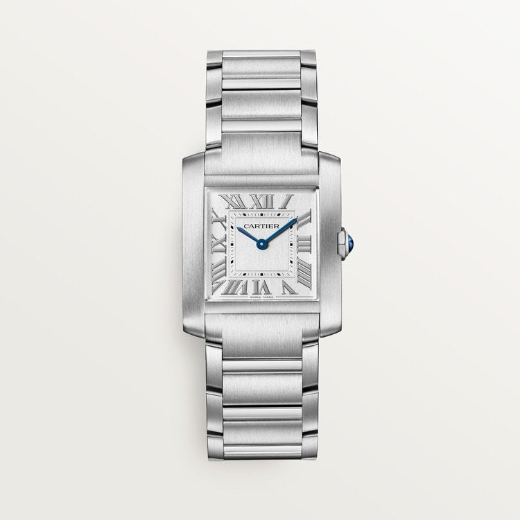 Cartier Tank Française Medium model Silvered dial 32 mm