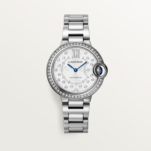 Cartier Ballon Bleu de Cartier Matte silvered sunray-brushed dial 33 mm