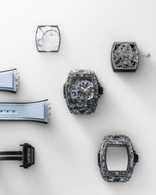 Hublot Hublot, Spirit of Big Bang Tourbillon Carbon Sky Blue 42mm, Limited Edition