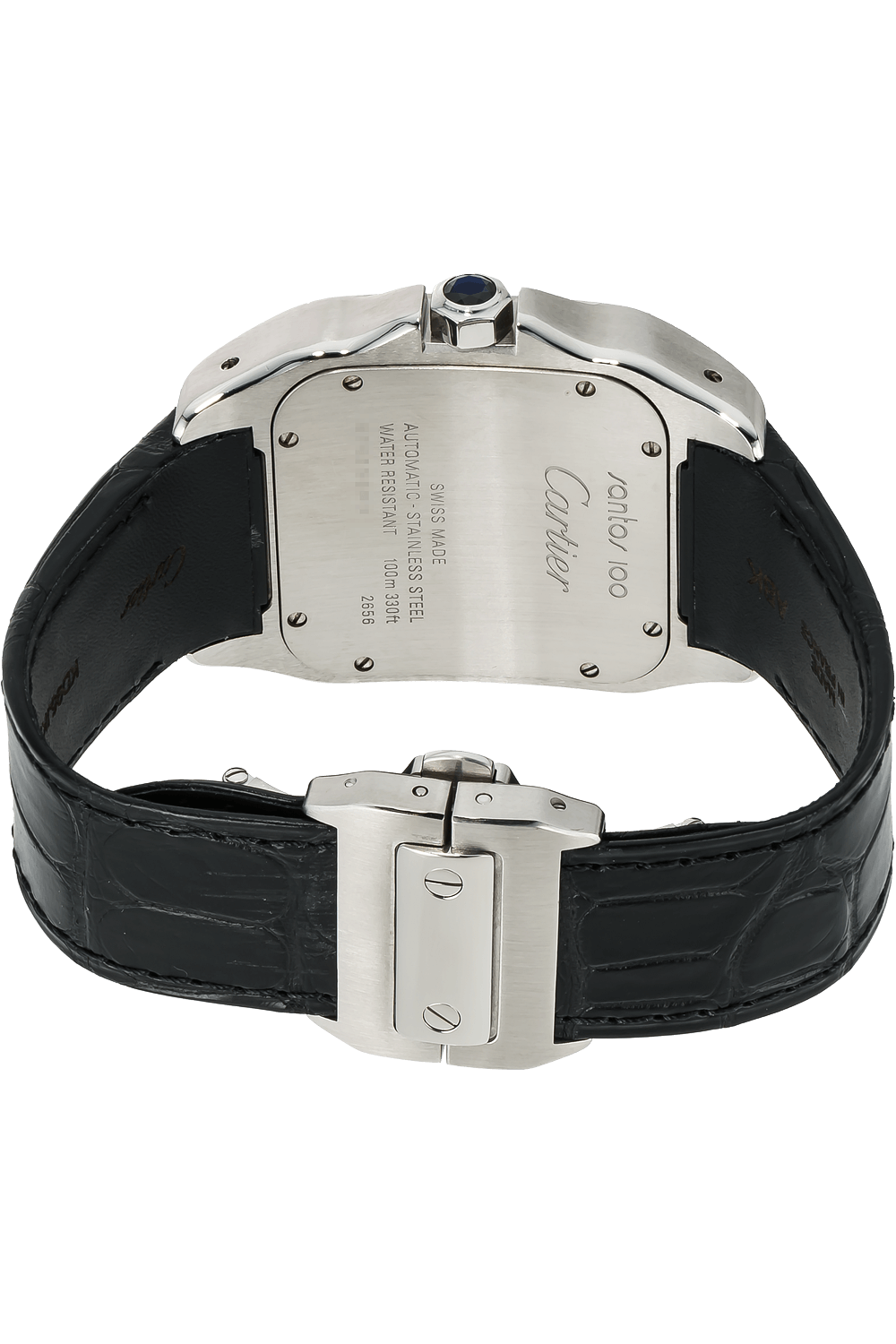 Cartier SANTOS 100 Silver Gray 35.5mm