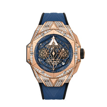 Hublot Big Bang SANG BLEU II KING GOLD BLUE PAVÉ