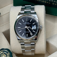 Rolex Datejust 36 Black Index Oyster Bracelet -0016