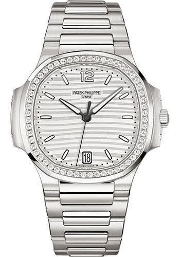 Patek Philippe Nautilus Ladies Automatic – 35.2 mm – Edelstahl – Silvery Opaline Dial