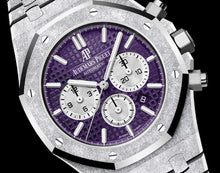 Audemars Piguet ROYAL OAK FROSTED GOLD CHRONOGRAPH Plum purple Dial 41mm