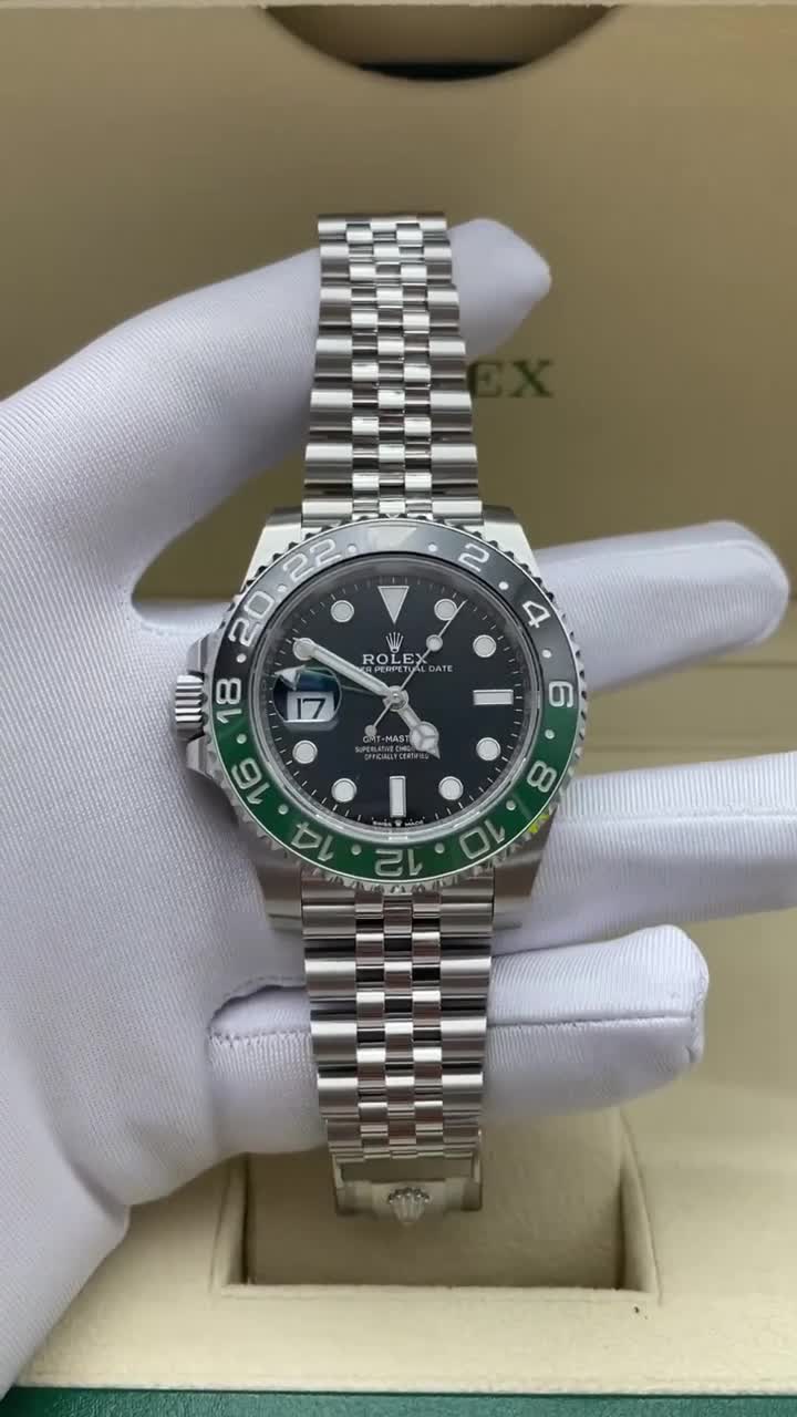 Rolex GMT Master ll Sprite Lefty Jubilee Bracelet M126720VTNR-0002