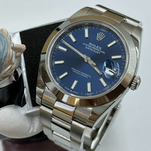 Rolex Datejust 41 Edelstahl Blaues Zifferblatt