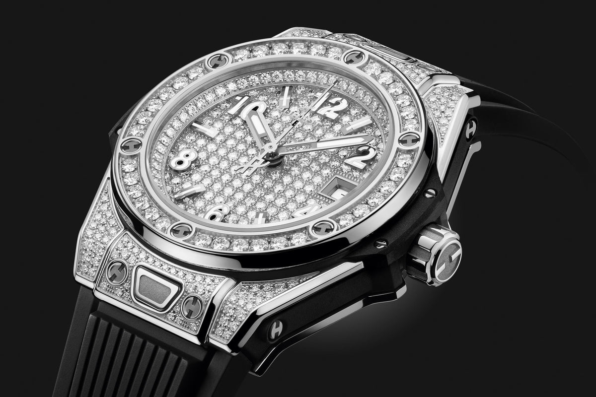 Hublot Big Bang ONE CLICK Edelstahl FULL PAVÉ