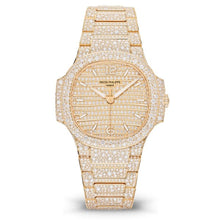 Patek Philippe Nautilus Haute Joaillerie Ladies Automatic , 18K Roségold and Diamanten, 35,2mm