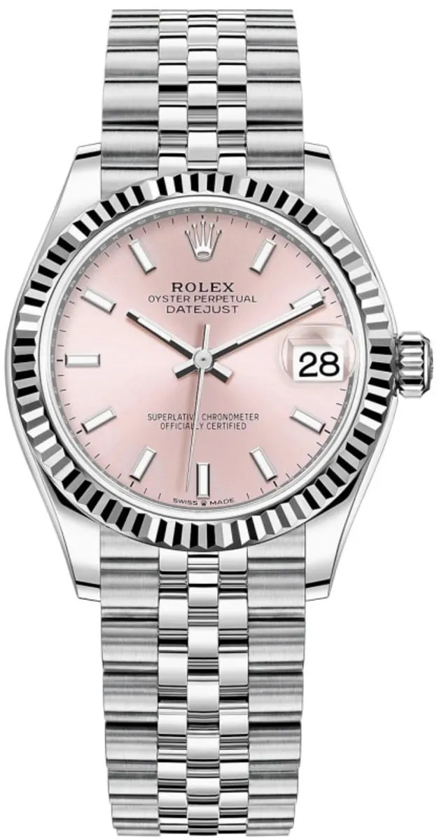 Rolex Datejust 31 Edelstahl and Weißgold Pink Dial