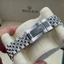 Rolex Datejust 41 Edelstahl & Weißgold Black Index Jubilee Band