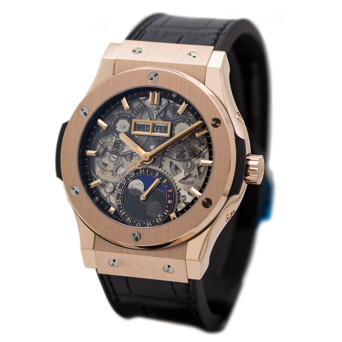 Hublot Classic Fusion Aerofusion Moonphase King Gold 42mm