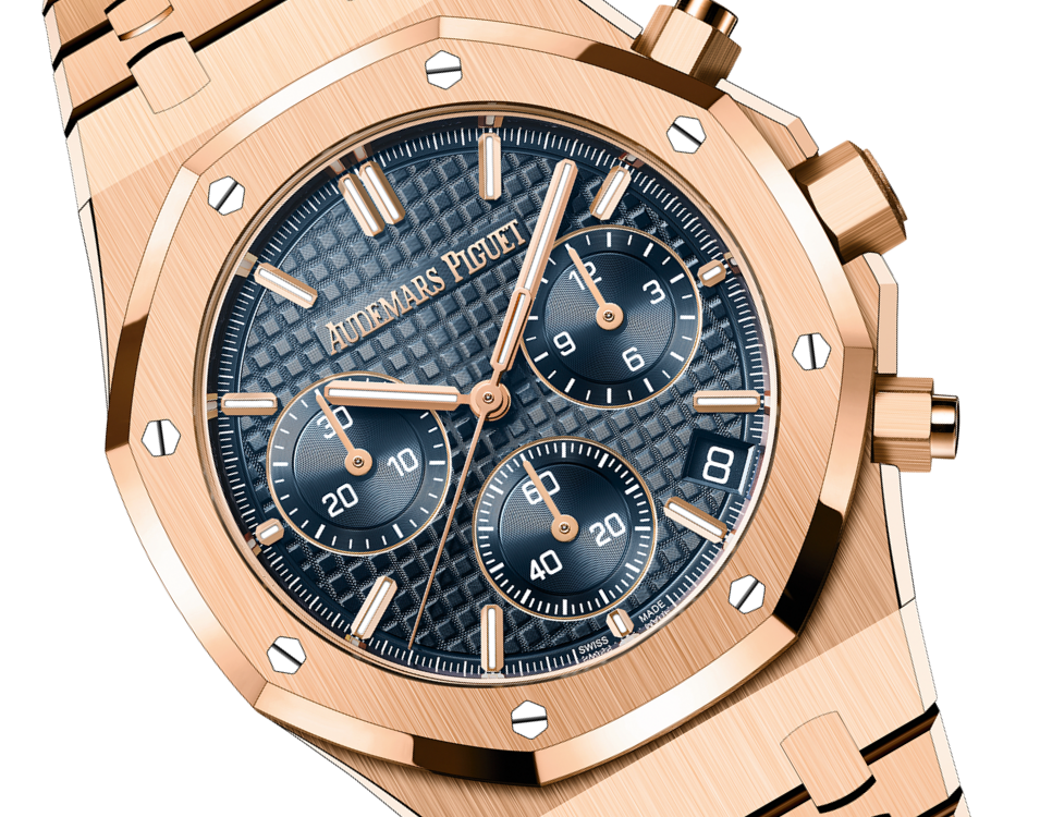 Audemars Piguet ROYAL OAK Pink Gold “Bleu nuit nuage 50” Dial CHRONOGRAPH 41mm