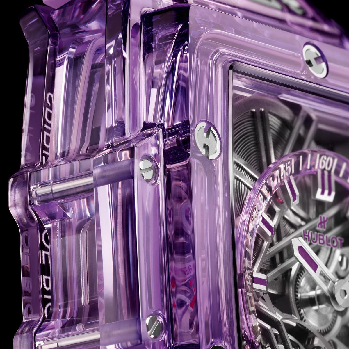 Hublot Hublot, Spirit of Big Bang Tourbillon Purple Sapphire 42mm, Limited Edition