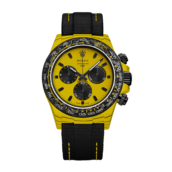 Rolex Daytona Dew Collection CarboQuartz Bumblebee Premium Super Carbon Fiber Customized Edition Cos