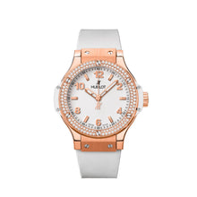 Hublot Big Bang, Gold White Diamanten, 38 mm