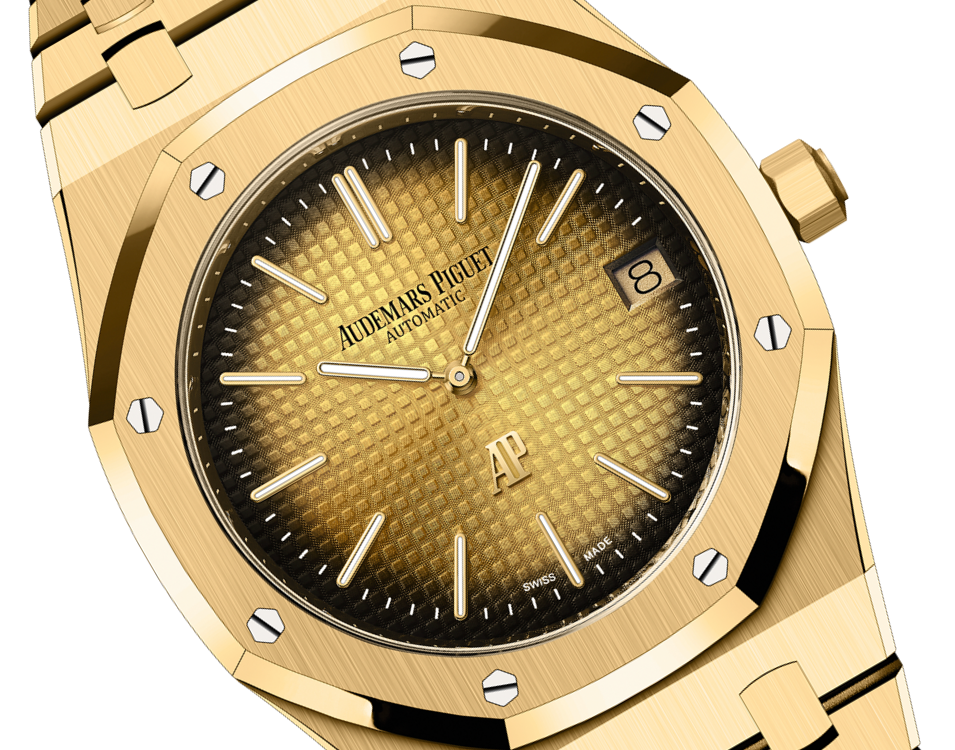 Audemars Piguet ROYAL OAK JUMBO Smoked Gelbgold-Toned Dial 39mm