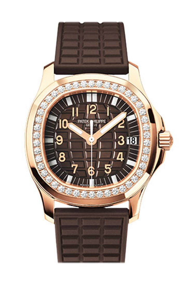Patek Philippe Aquanaut Luce Automatic Diamanten Brown Dial 5068R-001