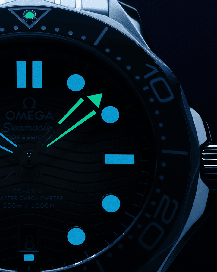 Omega Seamaster Series 300m diving 42mm, Edelstahl case with Kautschukarmband