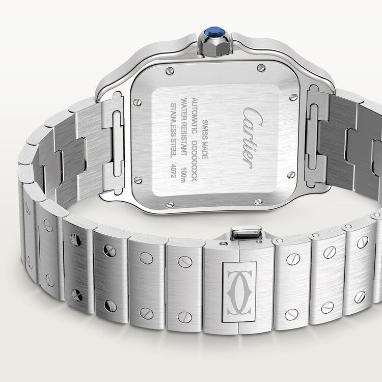 Cartier Santos de Cartier Large model Graduated Grünes Zifferblatt 39.8 mm