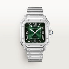 Cartier Santos de Cartier Large model Graduated Grünes Zifferblatt 39.8 mm