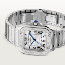 Cartier Santos de Cartier Medium model Sunray dial 35.1 mm