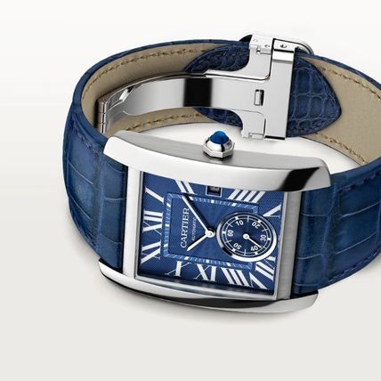 Cartier Tank MC Blau 44mm
