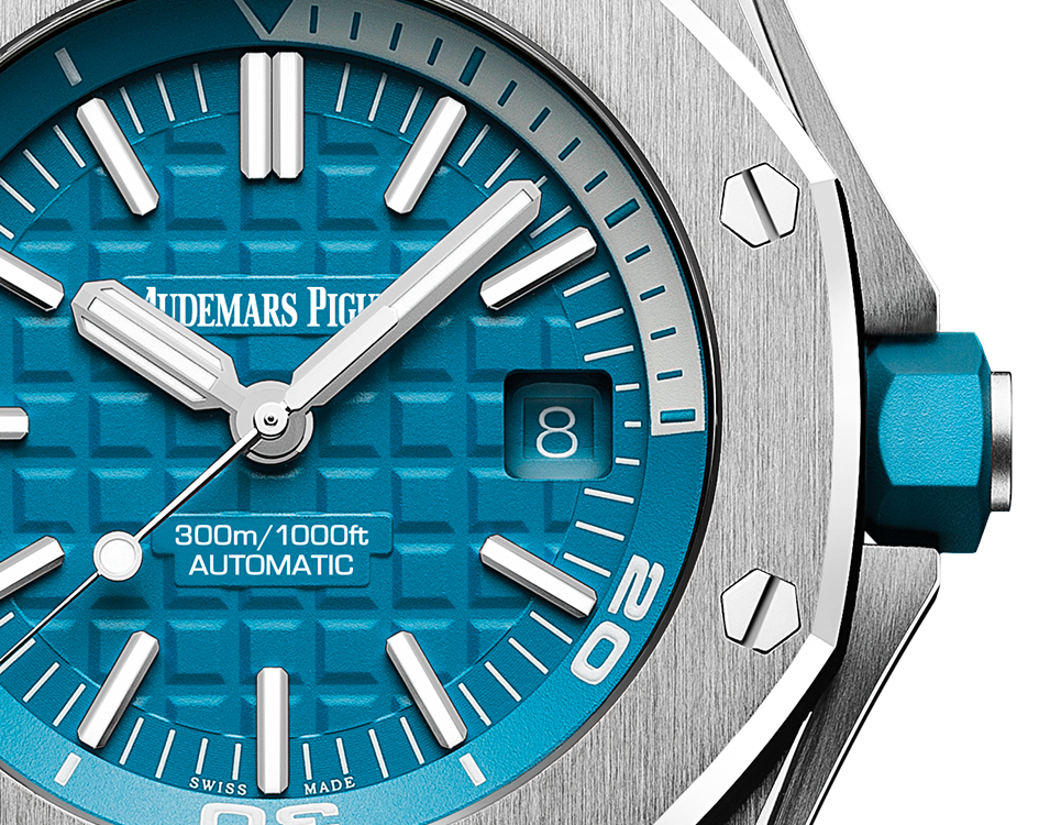 Audemars Piguet OFFSHORE DIVER Turquoise Blaues Zifferblatt 42mm