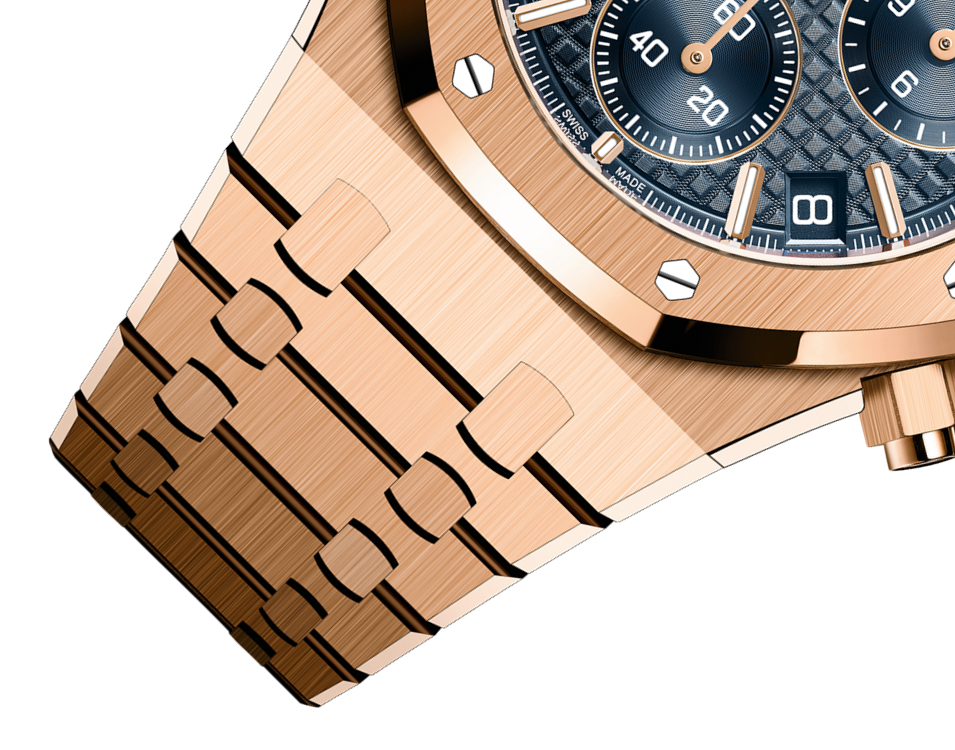 Audemars Piguet ROYAL OAK Pink Gold “Bleu nuit nuage 50” Dial CHRONOGRAPH 41mm