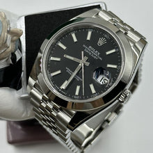 Rolex Datejust 41 Edelstahl & Weißgold Black Index Jubilee Band