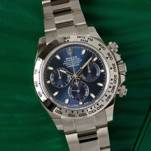 Rolex Cosmograph Daytona Blue Index Oyster Weißgold