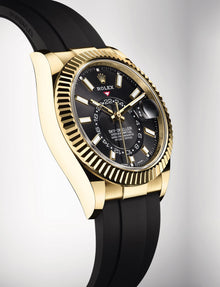 Rolex Sky-Dweller 18k Gelbgold Men's Luxury -0009