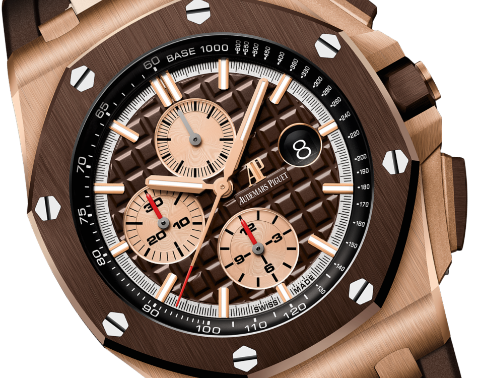 Audemars Piguet OFFSHORE Pink Gold Brown Camouflage Dial CHRONOGRAPH 44mm