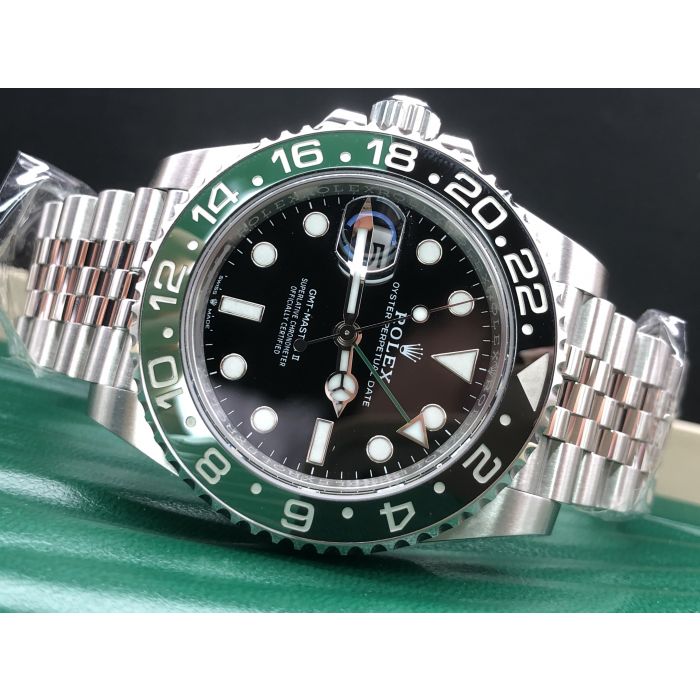 Rolex GMT Master ll Sprite Lefty Jubilee Bracelet M126720VTNR-0002