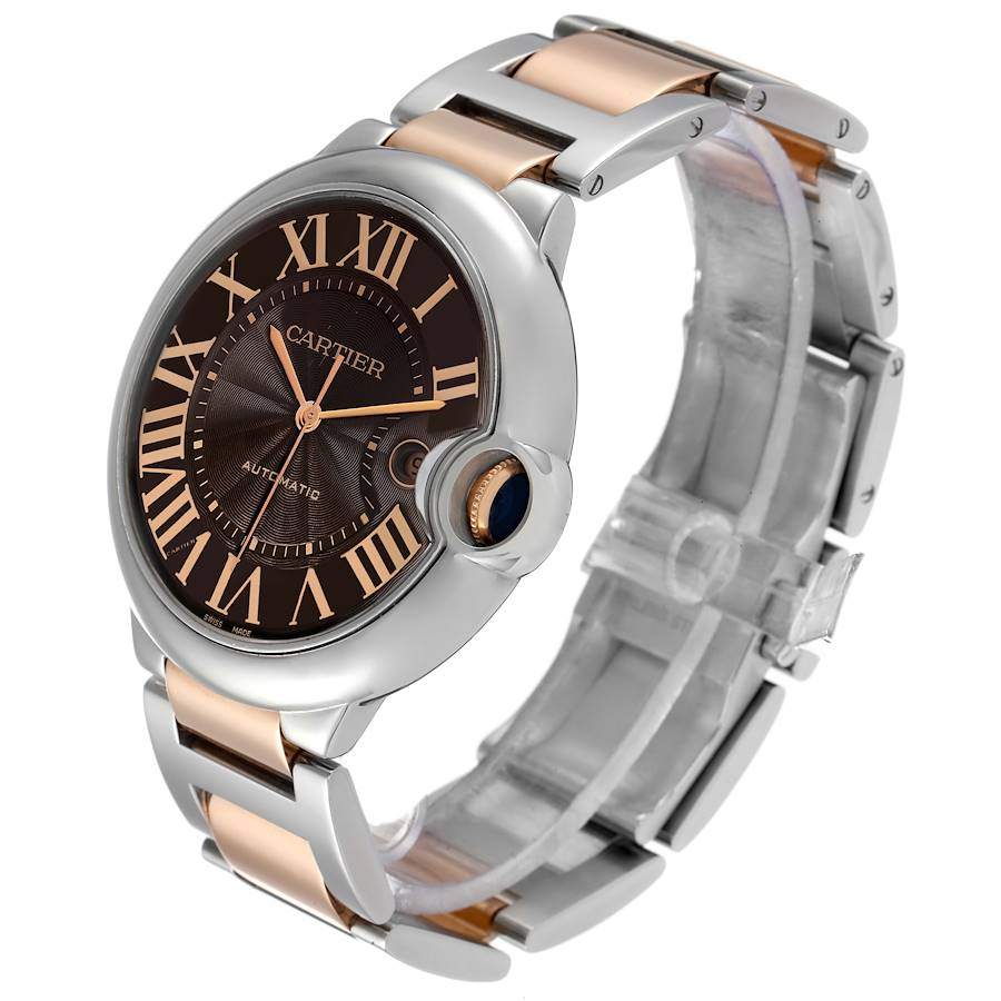 Cartier BALLON BLEU Roségold Mix Chocolate 42mm