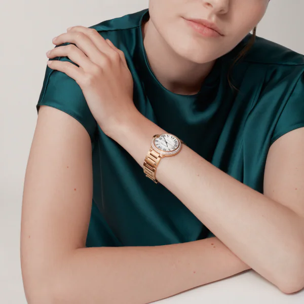 Cartier BALLON BLEU Diamanten Roségold 36mm