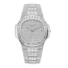 Patek Philippe Nautilus Date, Sweep Seconds , 18k Weißgold and 1,343 Diamanten: ~18.73 ct., 40mm