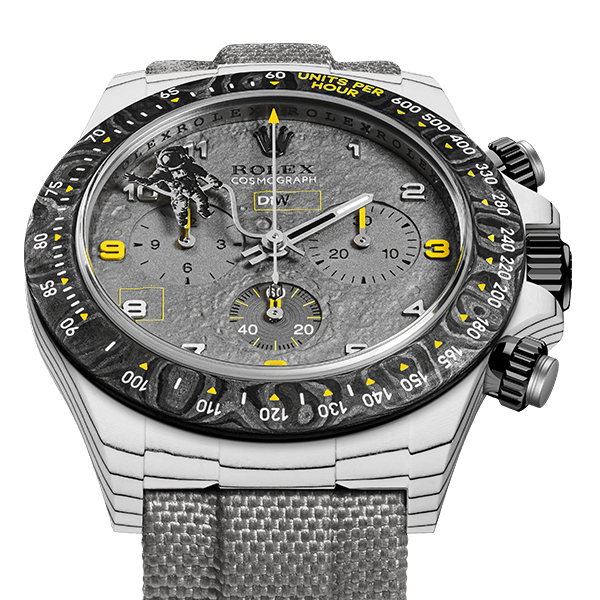 Rolex Daytona Dew Collection CarboQuartz Space Mission Premium Super Carbon Fiber Customized Edition Cos