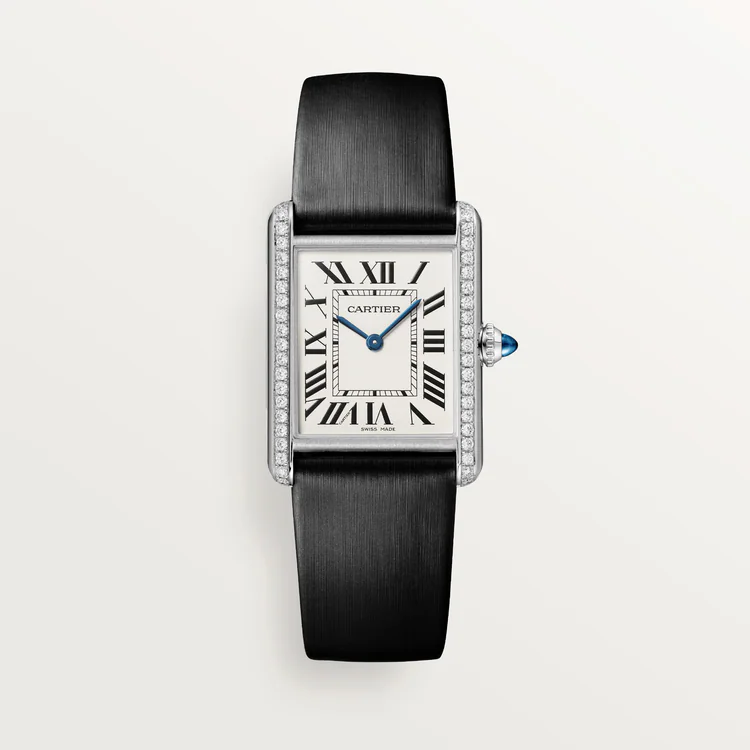 Cartier TANK MUST LARGE MODEL Diamanten 33.7mm