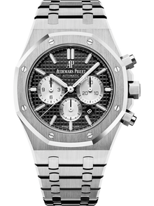 Audemars Piguet ROYAL OAK PANDA Schwarzes Zifferblatt CHRONOGRAPH 41mm