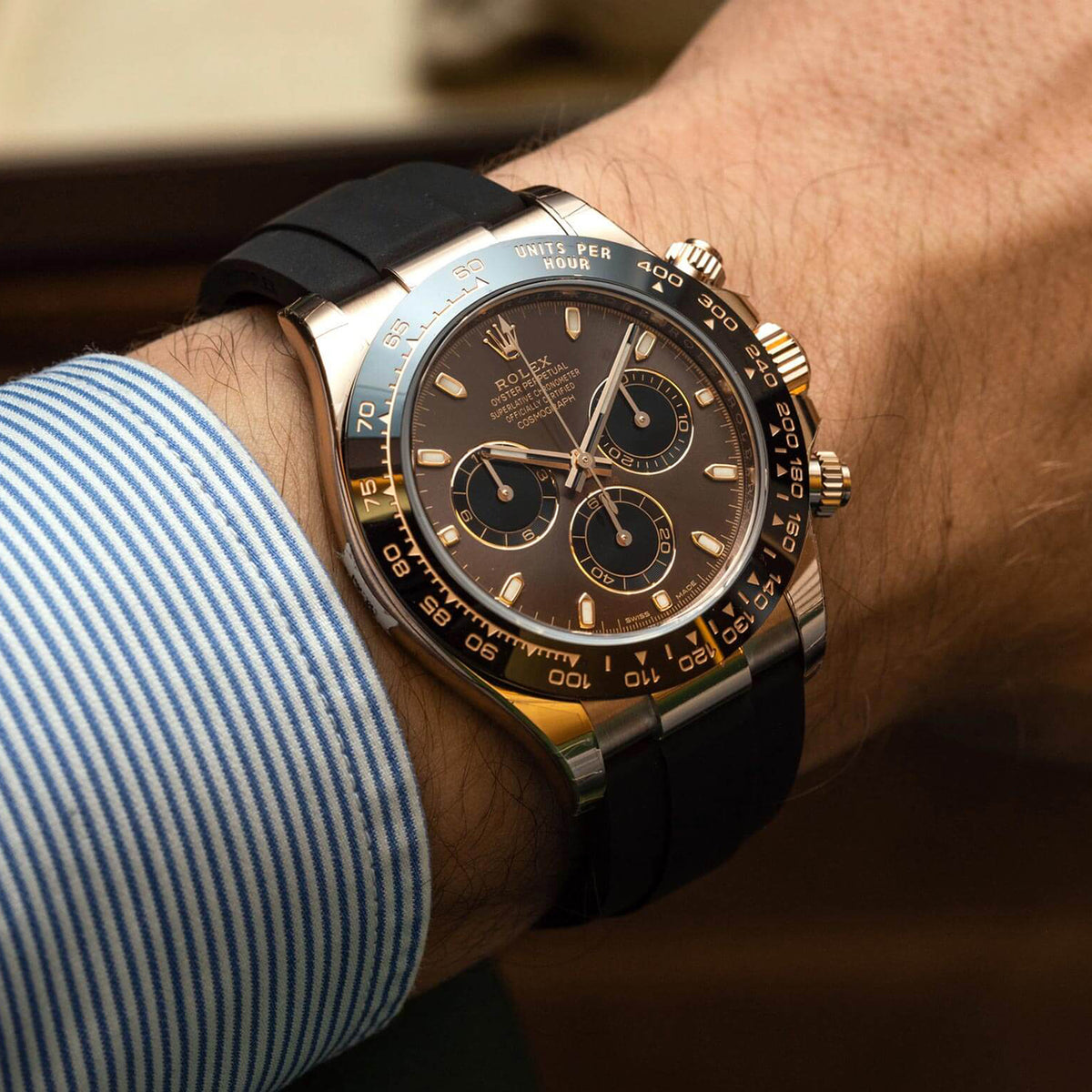 Rolex Cosmograph Daytona Roségold Oysterflex M