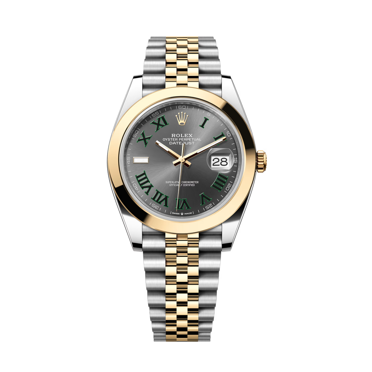 Rolex Datejust 41 Oyster, 41 mm, Oystersteel and Gelbgold