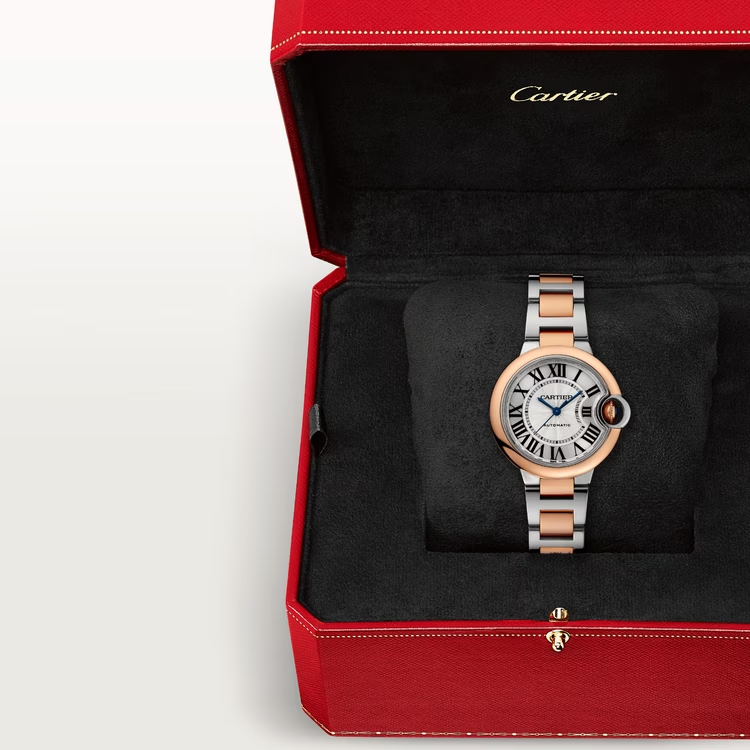 Cartier BALLON BLEU Roségold Mix 33mm