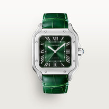 Cartier Santos de Cartier Large model Graduated Grünes Zifferblatt 39.8 mm