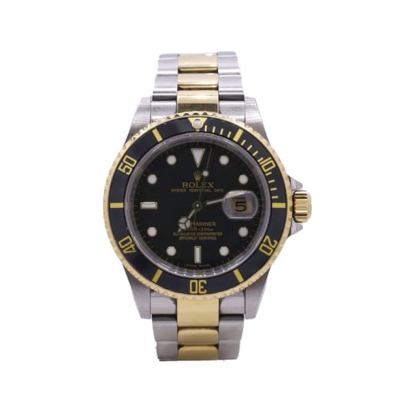 Rolex Submariner Date, 40mm, 18k Gelbgold and Edelstahl, Schwarzes Zifferblatt