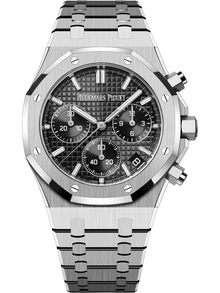 Audemars Piguet ROYAL OAK Schwarzes Zifferblatt CHRONOGRAPH 41mm
