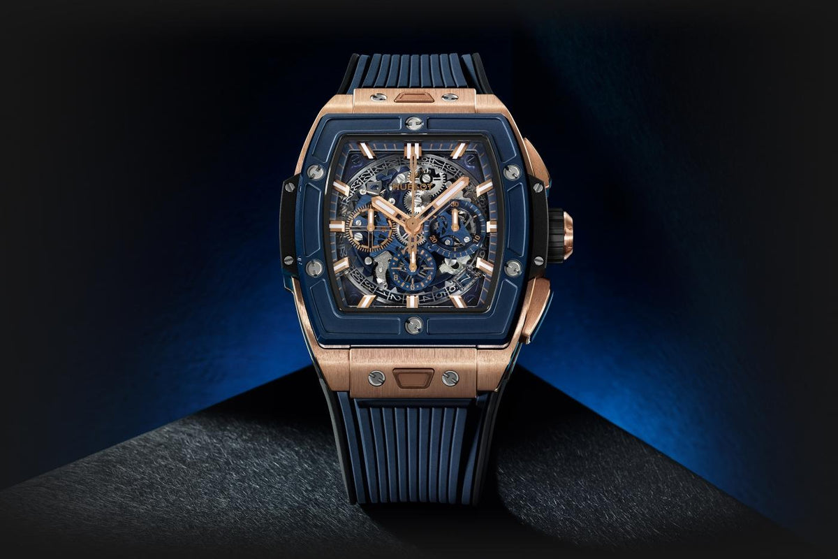 Hublot Spirit of Big Bang KING GOLD BLUE Keramik