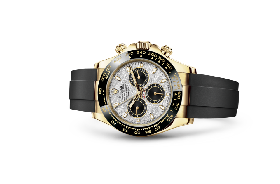Rolex Cosmograph Daytona Meteorite Dial Gelbgold Oysterflex