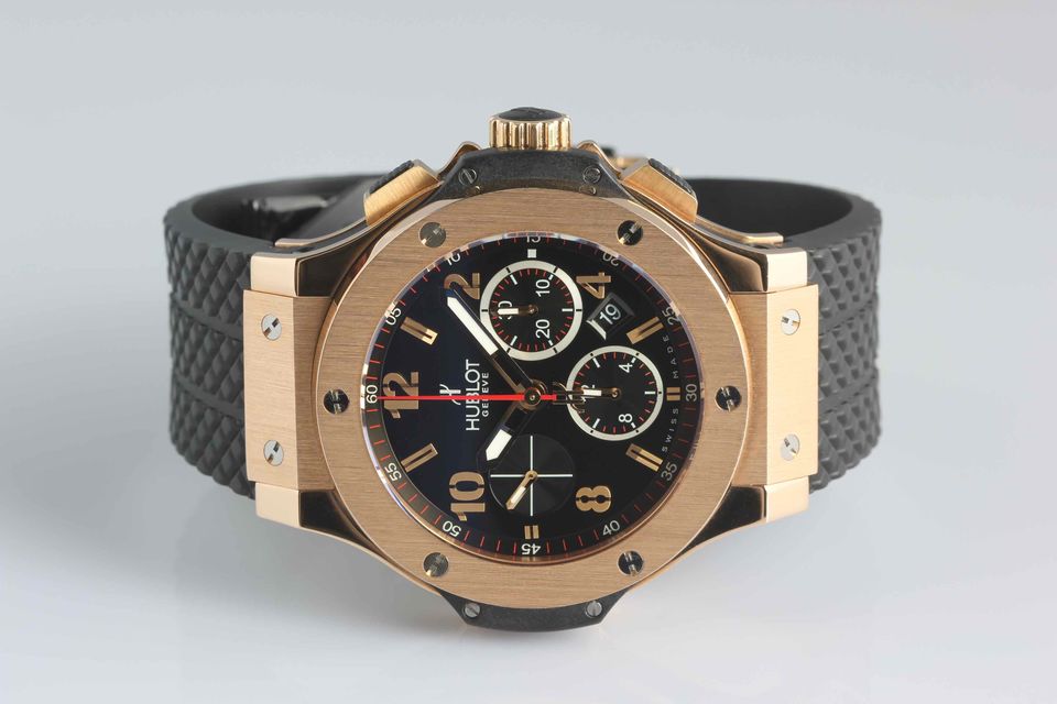 Hublot Big Bang, Original Gold Chronograph, 18k Roségold, 44 mm