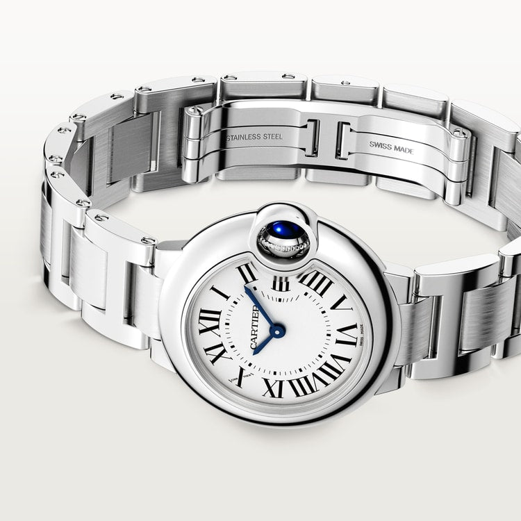 Cartier Ballon Bleu de Cartier Silvered opaline dial 28 mm